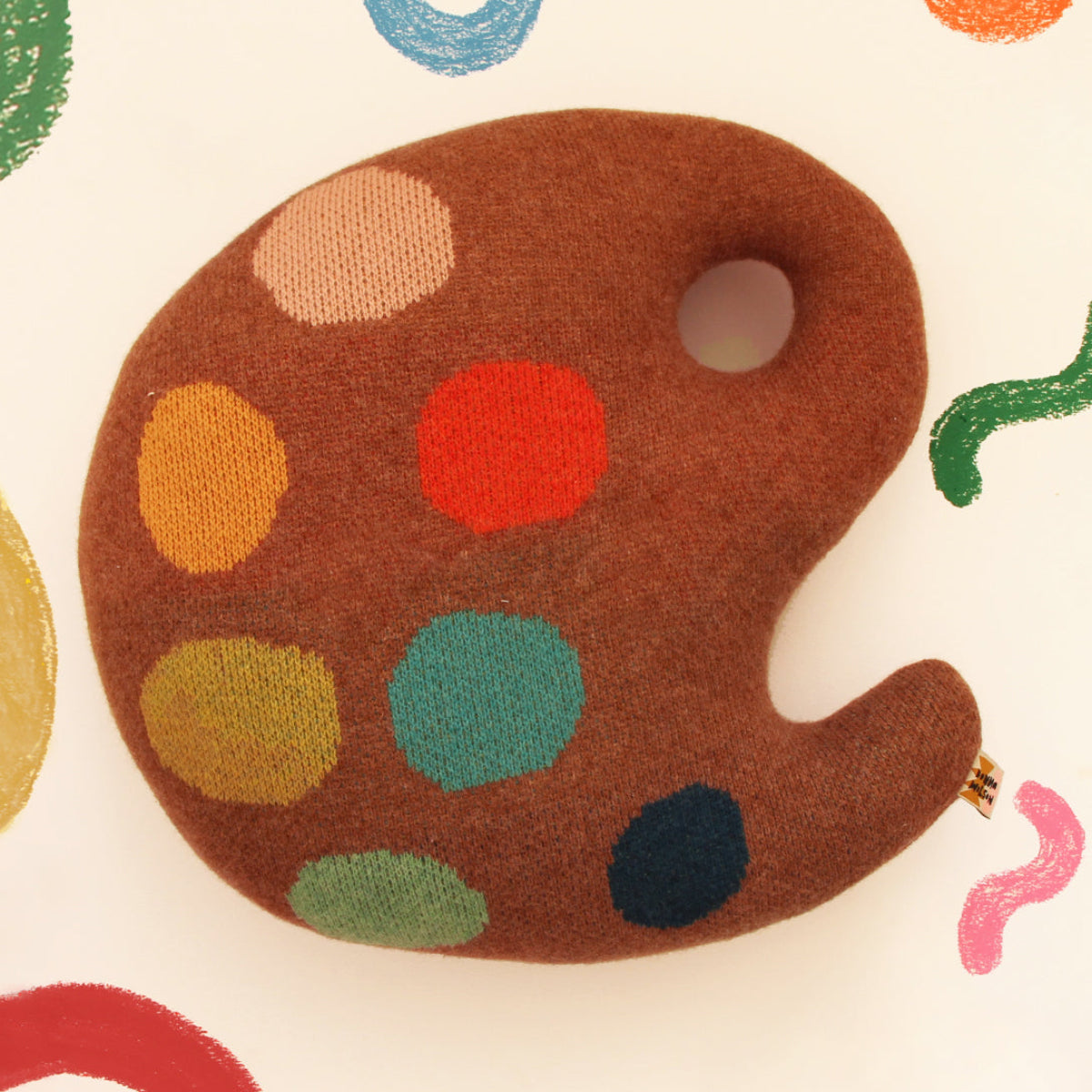 Paint Palette Pillow