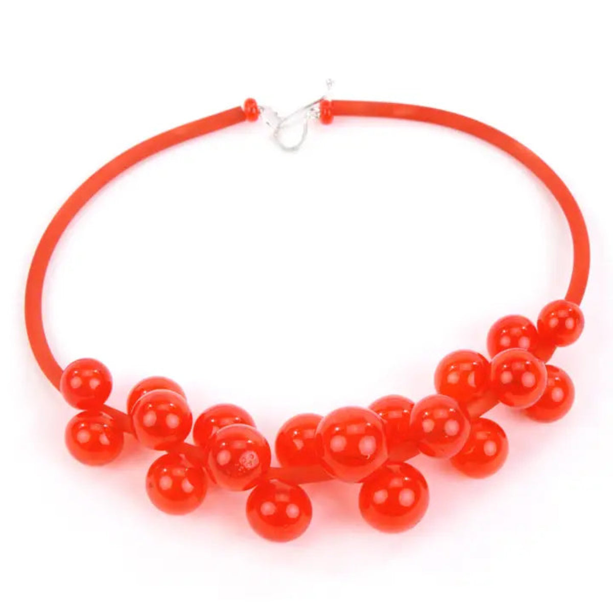 Red Chroma Bolla Necklace