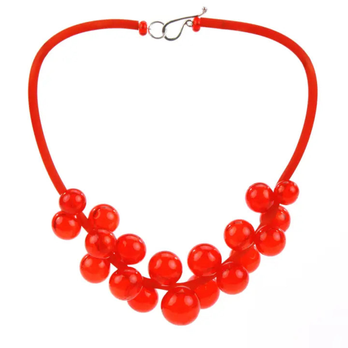 Red Chroma Bolla Necklace