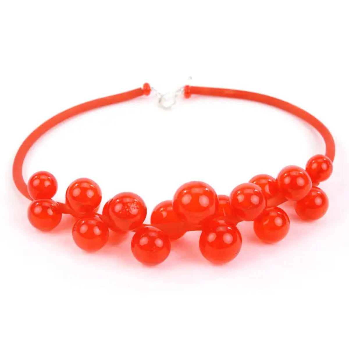 Red Chroma Bolla Necklace