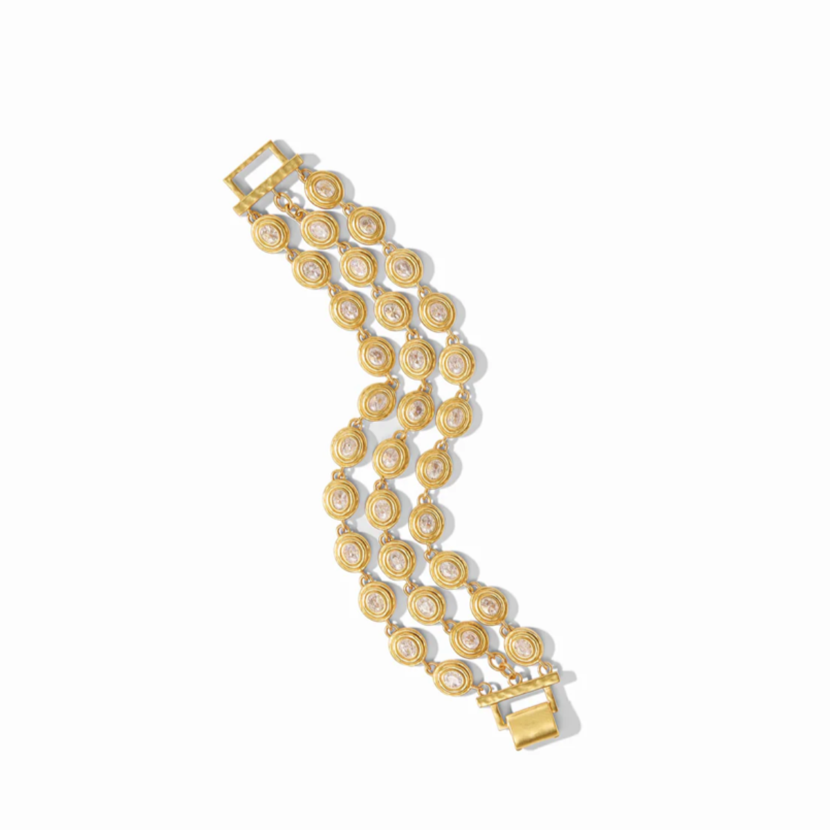 Tudor Triple Row Tennis Bracelet