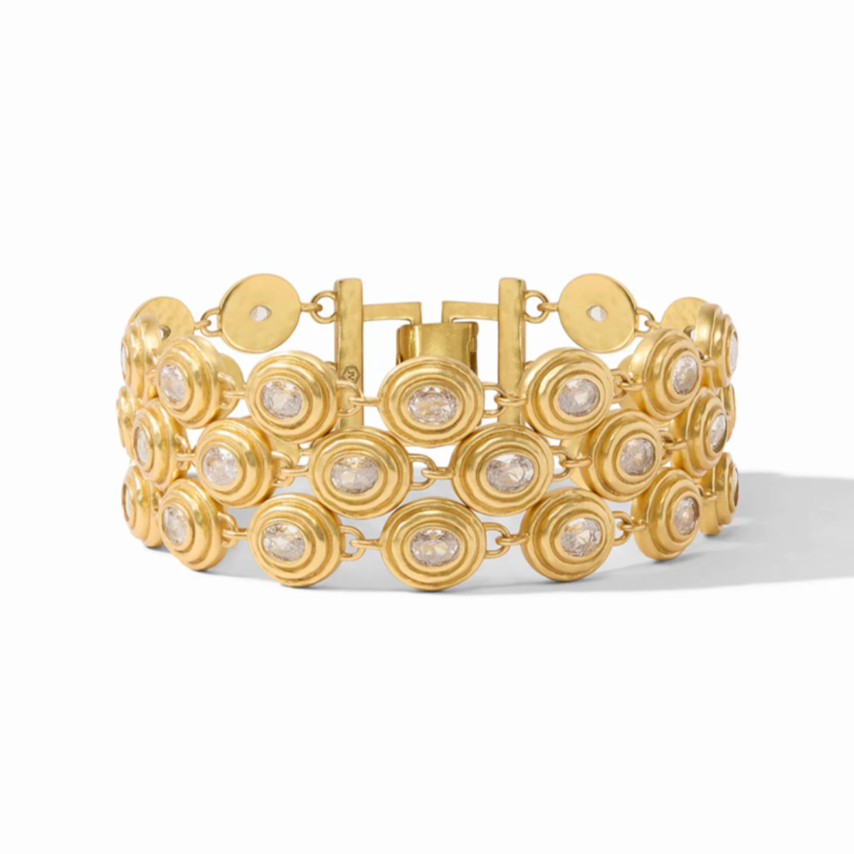 Tudor Triple Row Tennis Bracelet
