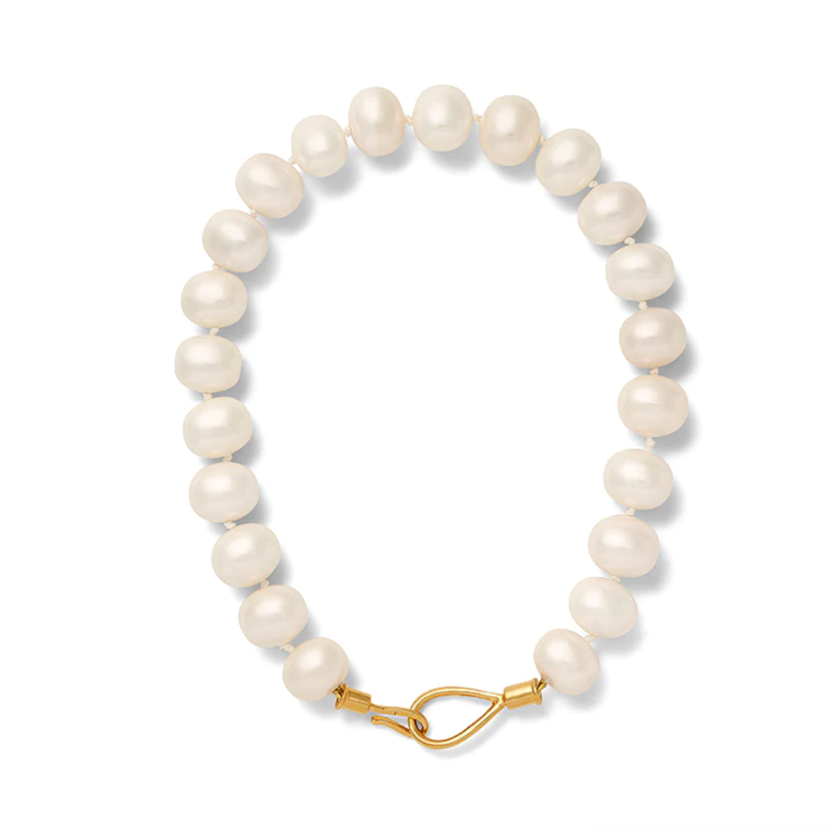 Lasso Pebble Pearl Necklace