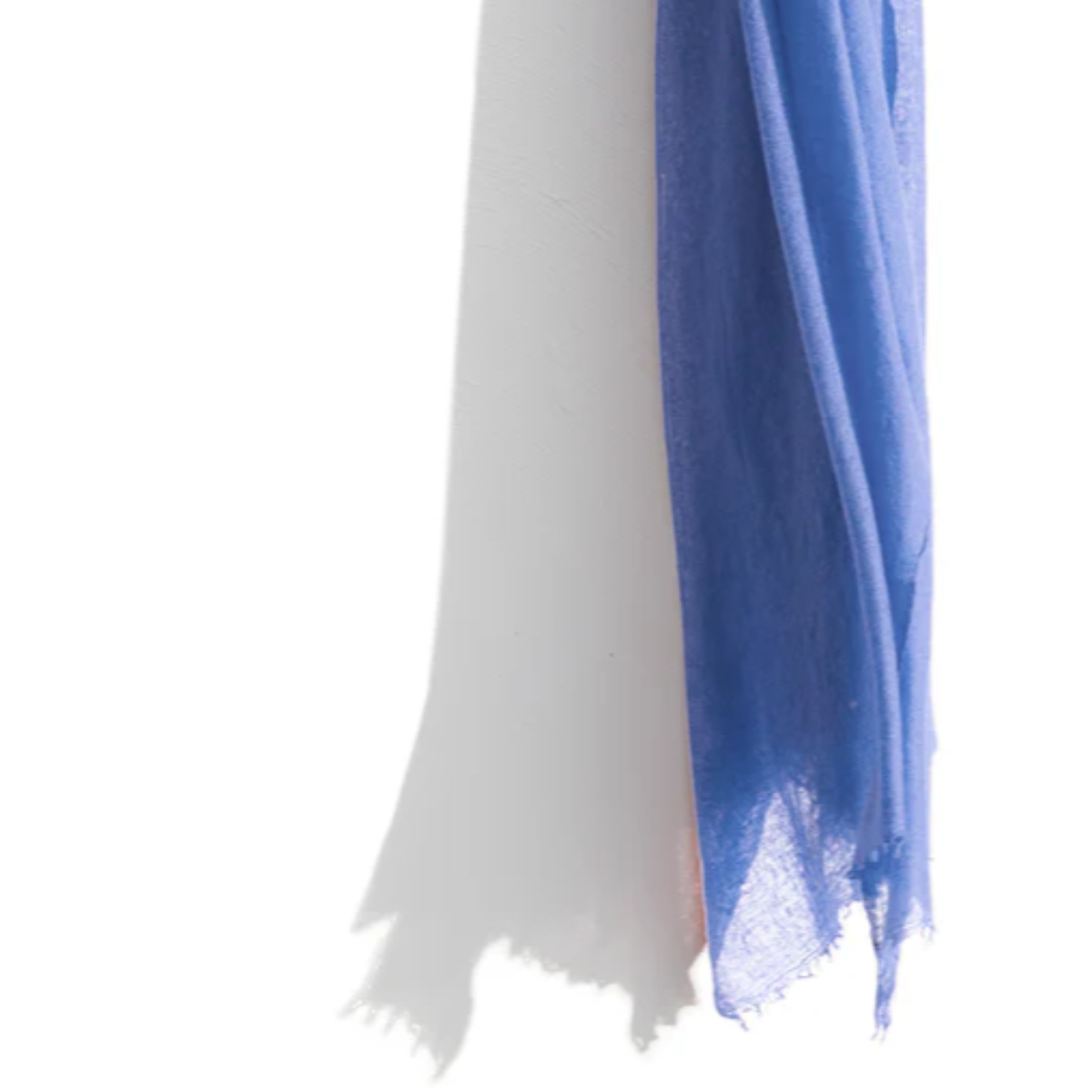 Cashmere Whisper Featherweight Stole Scarf in New Blue