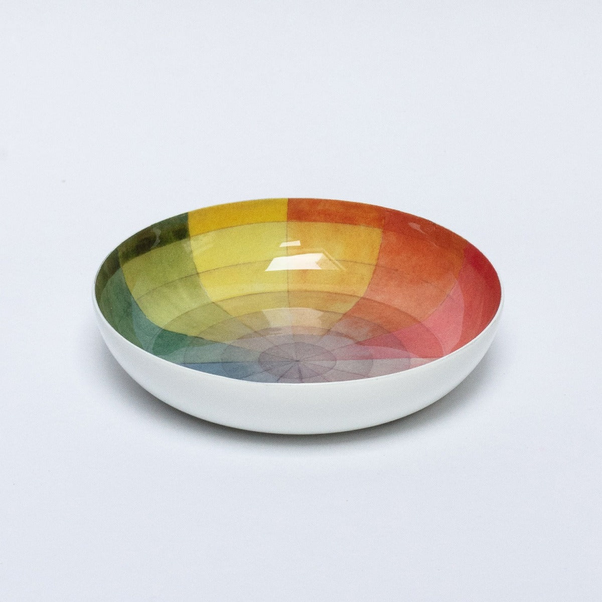 Vintage Colour Wheel Enamel Tray