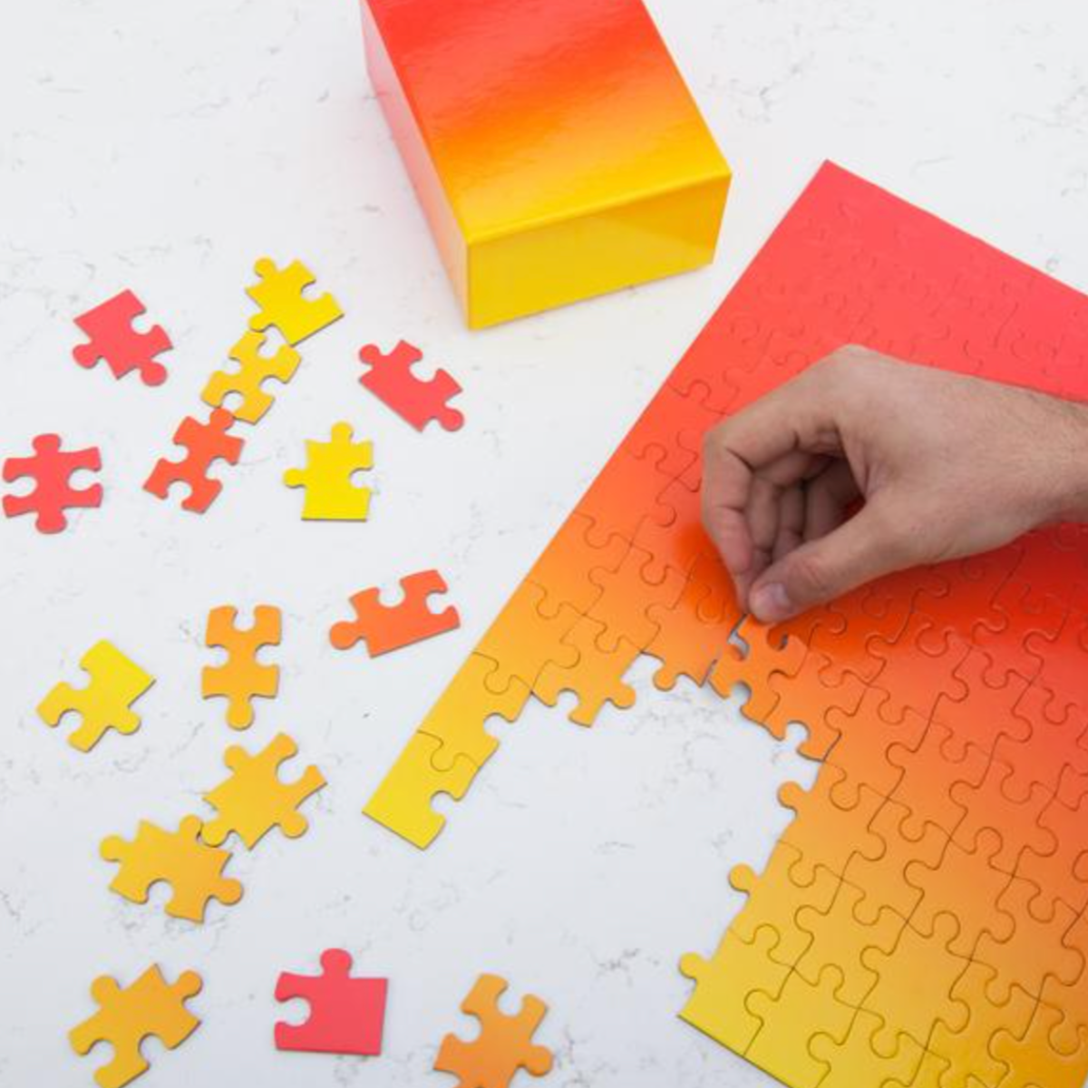 Red|Yellow Gradient Puzzle