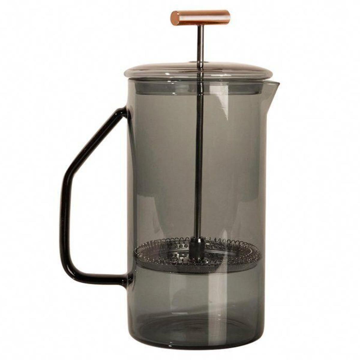 Gray Glass French Press