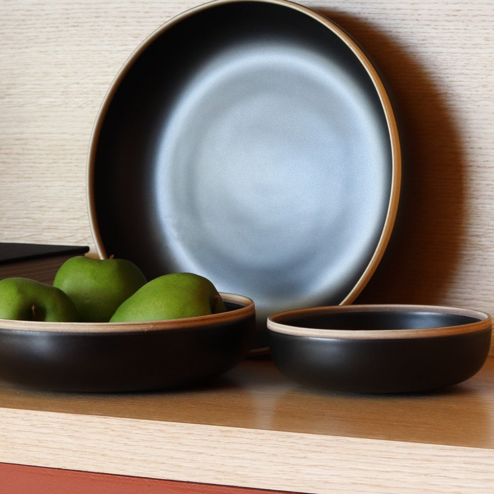 Glazed Porcelain Nesting Bowl Set