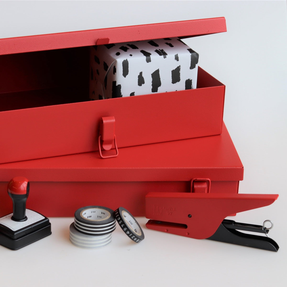 Metal Storage Boxes- set of 2