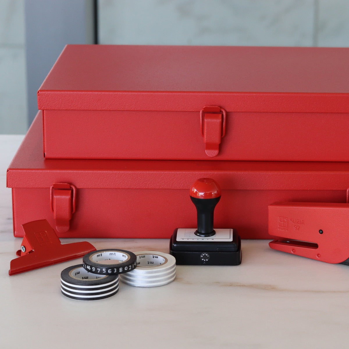 Metal Storage Boxes- set of 2