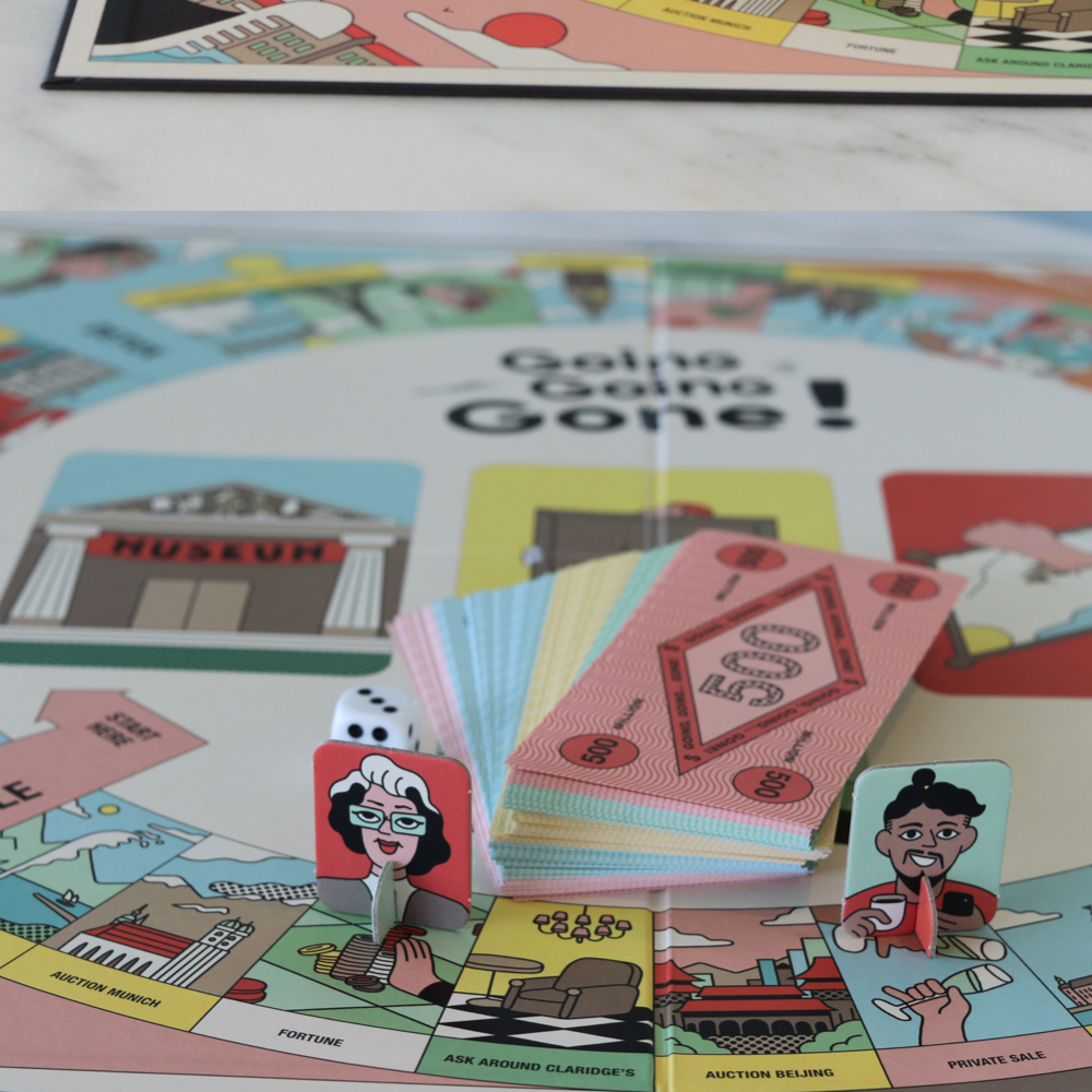 Going, Going, Gone!: A High-Stakes Board Game (Travel the World. Make "Private Deals". Visit Art Fairs. Outbid Your Friends)