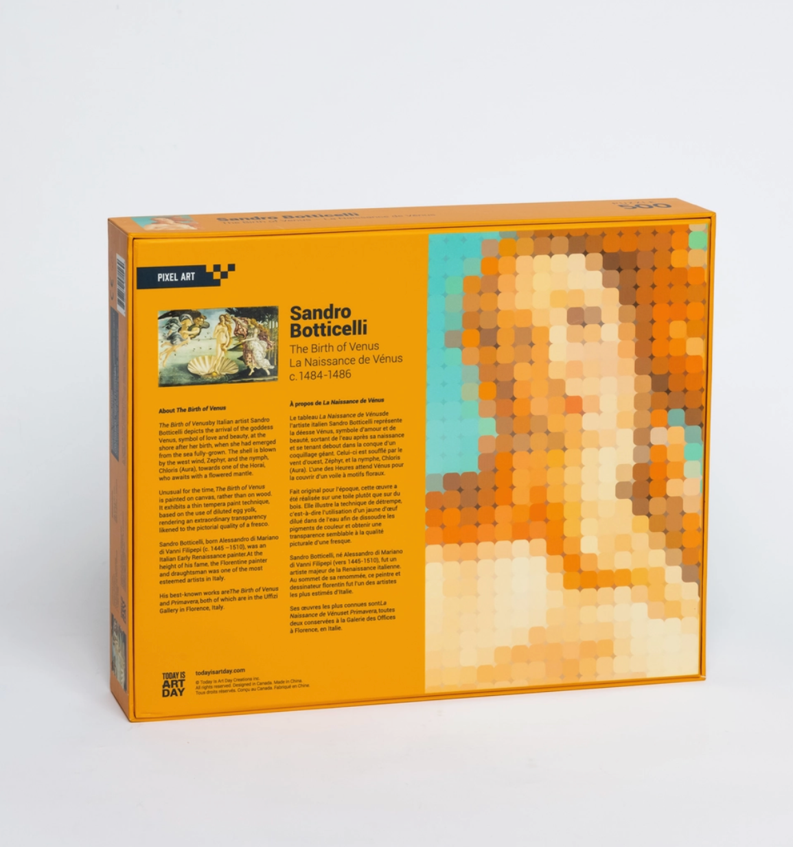 Pixel Art Puzzle- Sandro Botticelli - Birth of Venus