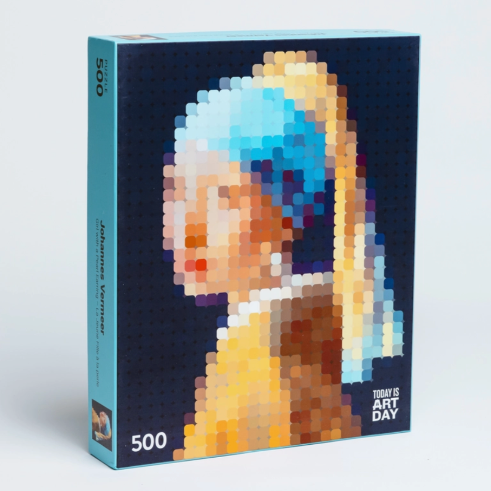 Pixel Art Puzzle- Vermeer - Girl with Pearl Earring