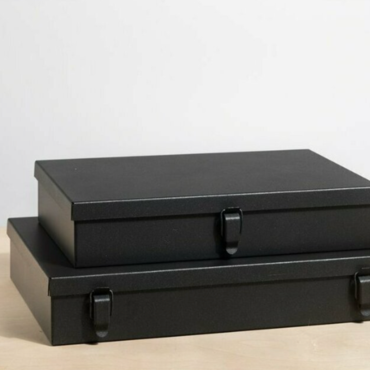 Metal Storage Boxes- set of 2