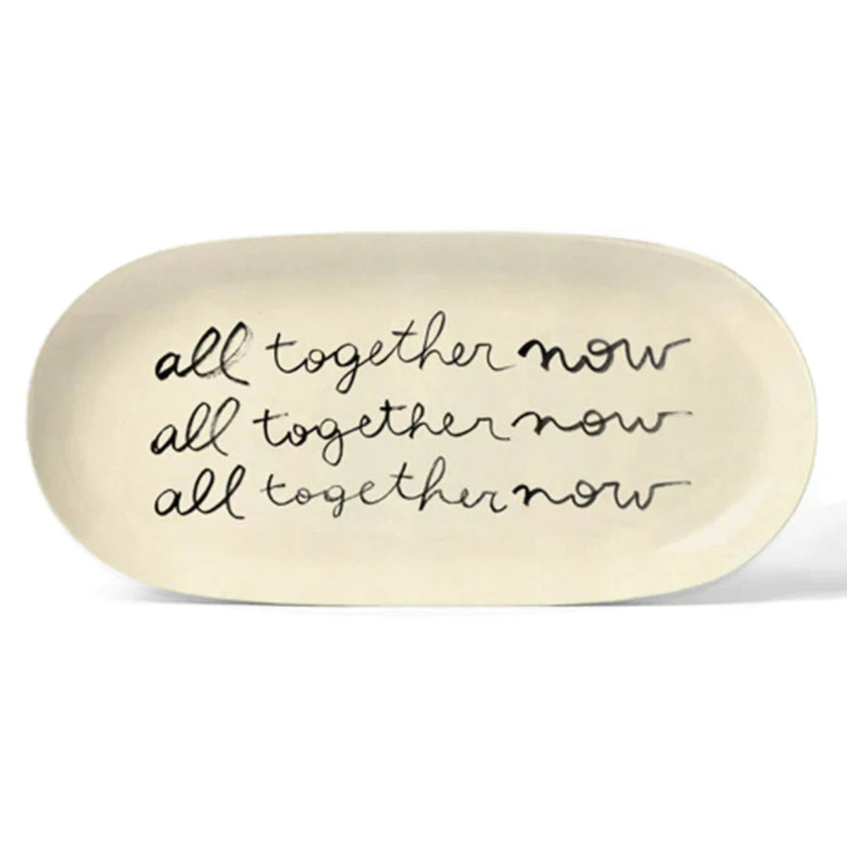 Enamel Printed Tray - "All Together Now"