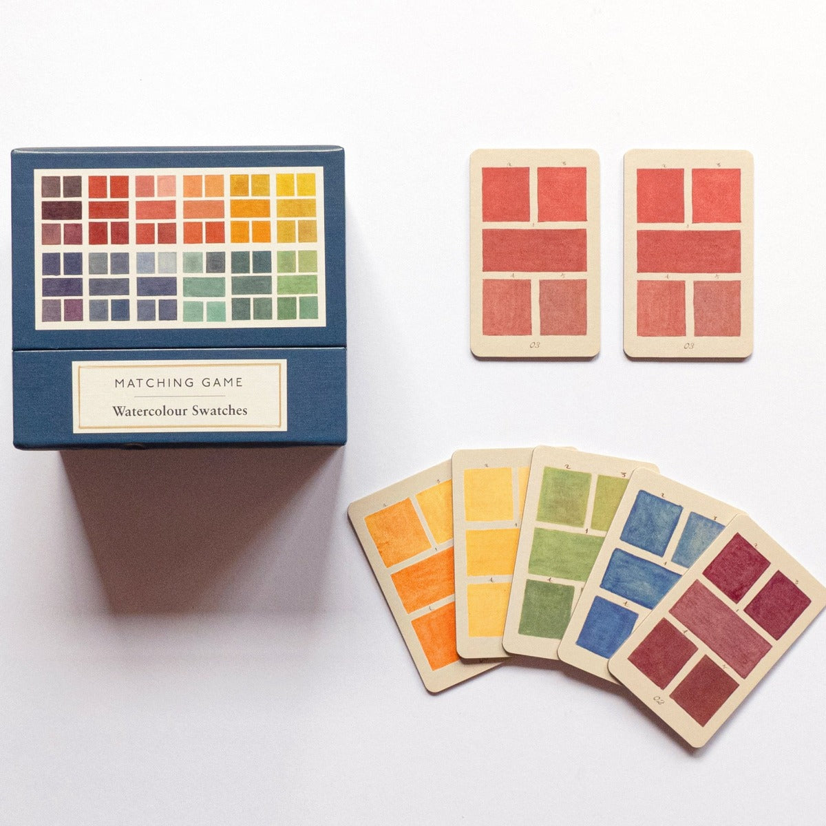 Watercolour Swatches Matching Game