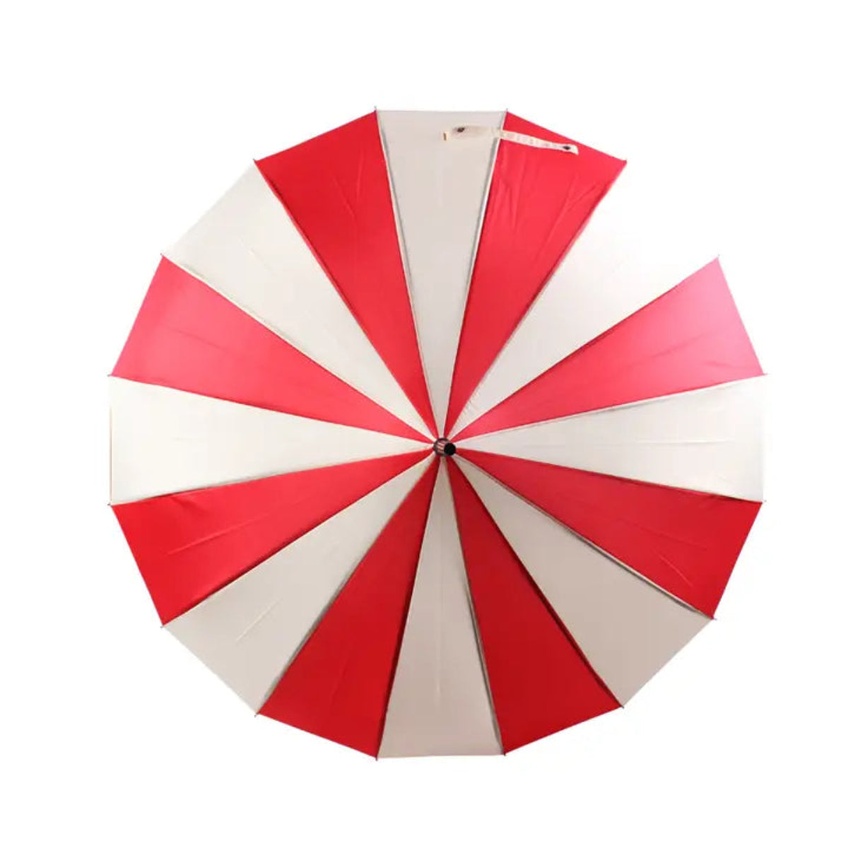 Pagoda Umbrella in Red & Cream