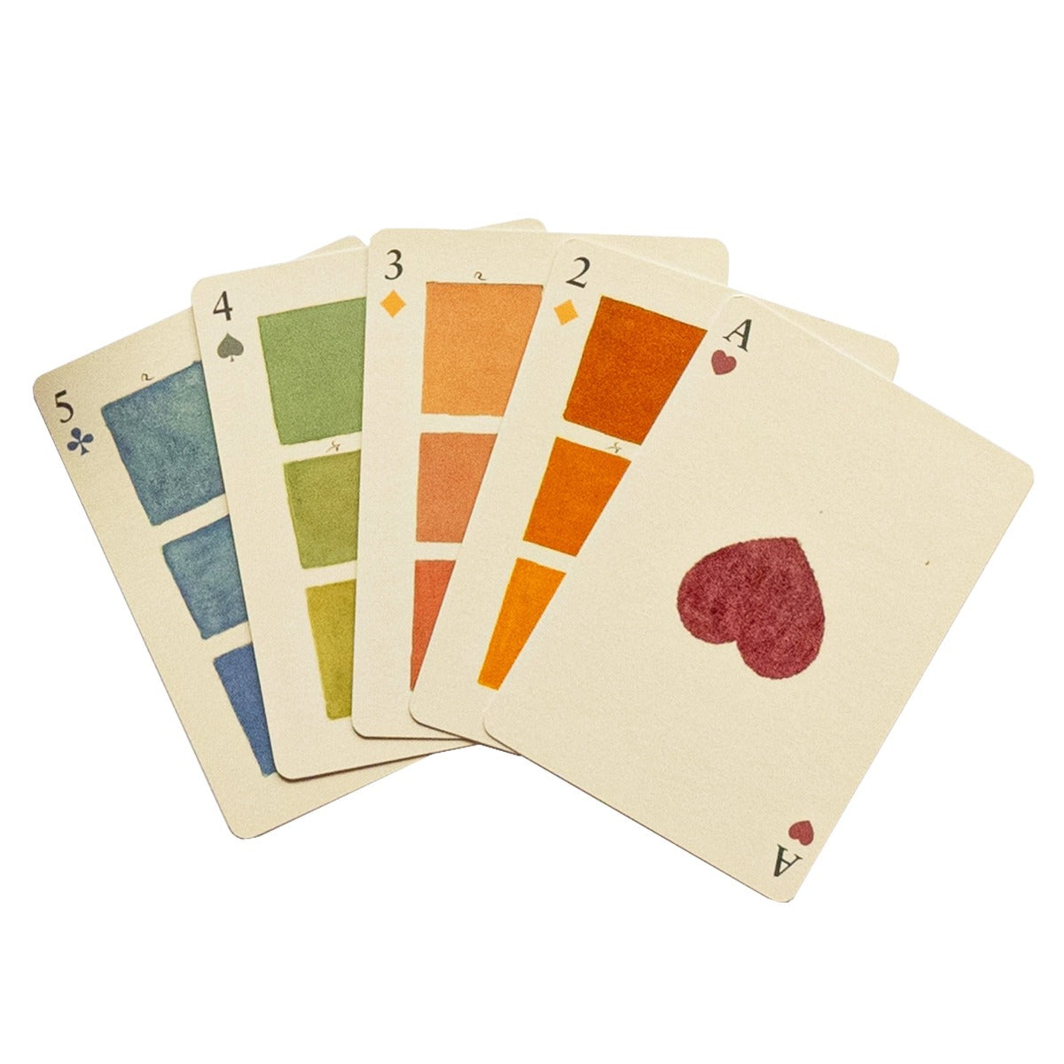 Set of Two 52-Deck Color Playing Cards