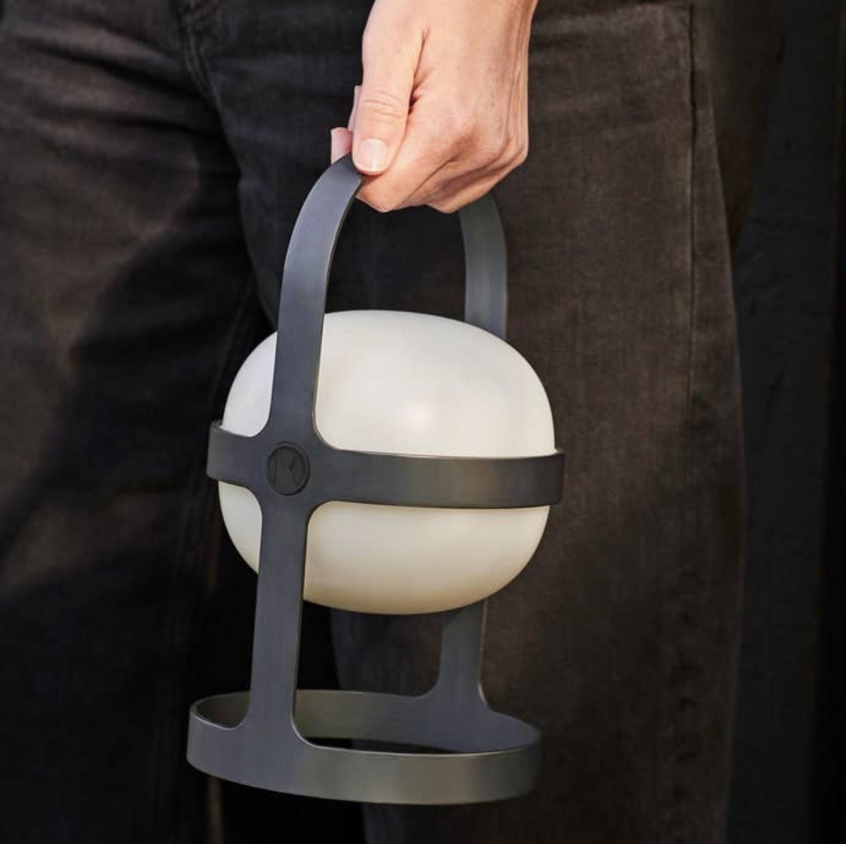 Rosendahl - Framed Solar Lantern with Handle in Black