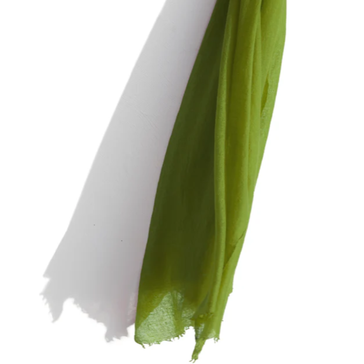 Cashmere Whisper Featherweight Stole Scarf in Moss
