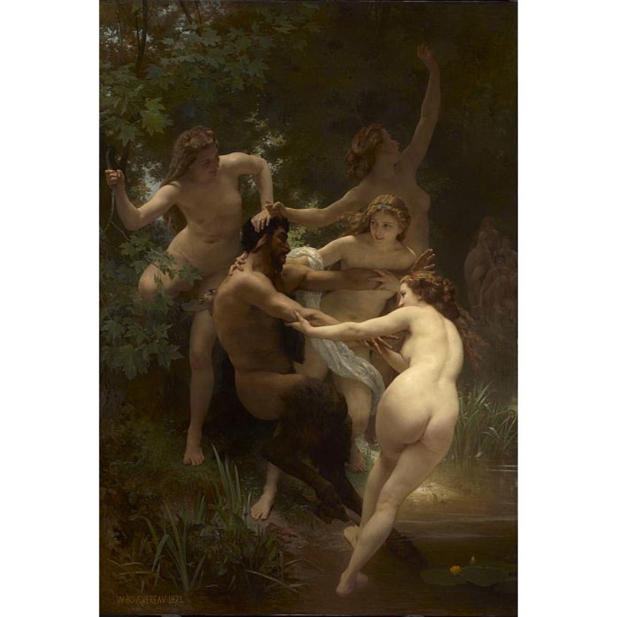 Nymphs and Satyr, 1873