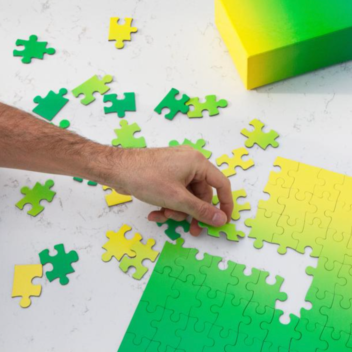 Yellow|Green Gradient Puzzle