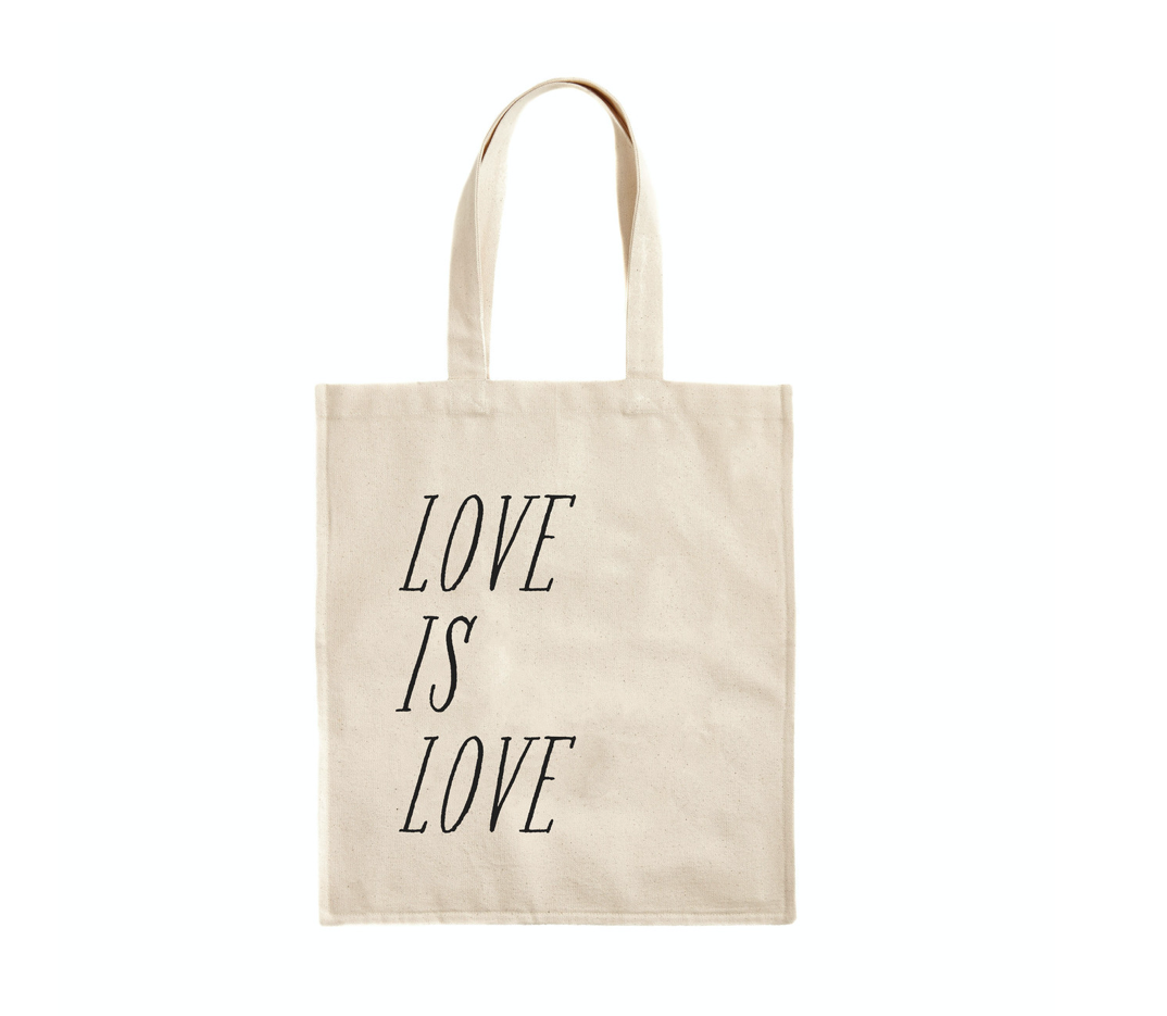 "LOVE IS LOVE" Tote