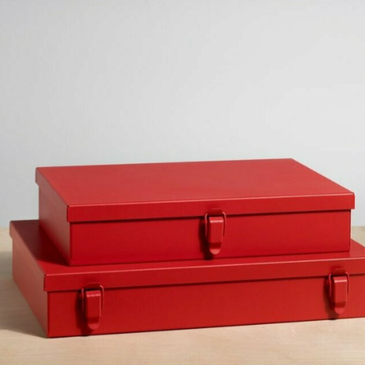Metal Storage Boxes- set of 2